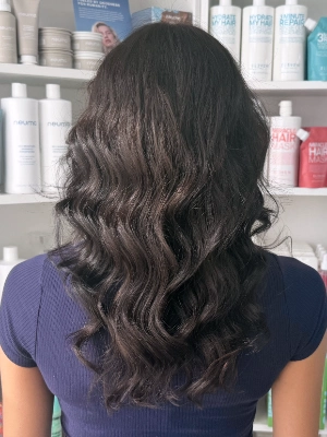 Long dark brunette with loose curls by Alysha