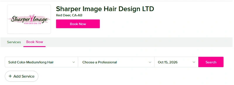 Sharper Image Hair Design - Color Booking Page at Vagaro